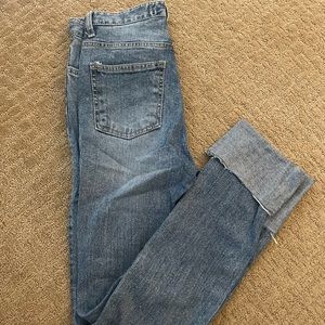 Korean Brand Straight Leg Jeans 24W Medium Wash $89